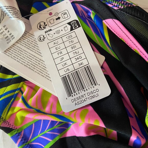 **Freya** Desert Disco Underwire Bandeau Bikini Swim Top 34I NWT - Picture 7 of 7